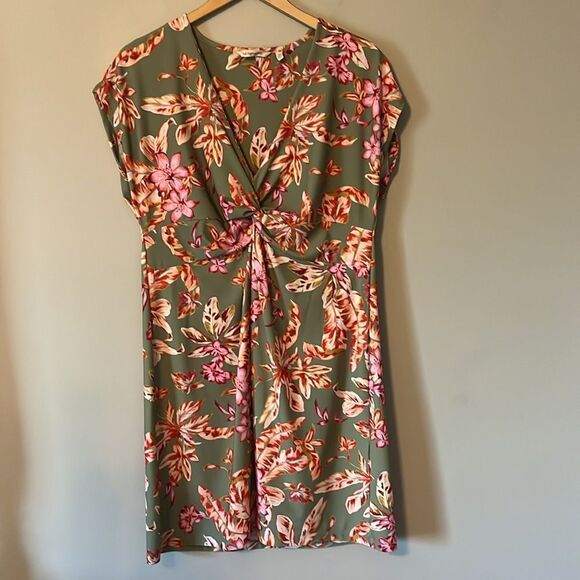 Soft Surroundings Floral Swim Dress Coverup Tropical Size Medium - Picture 2 of 13